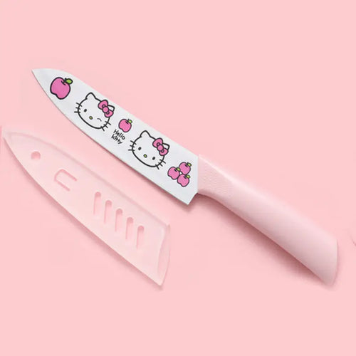 Sanrio Hello Kittys Kawaii Fruit Knife Kitchen Cute Cartoon Portable