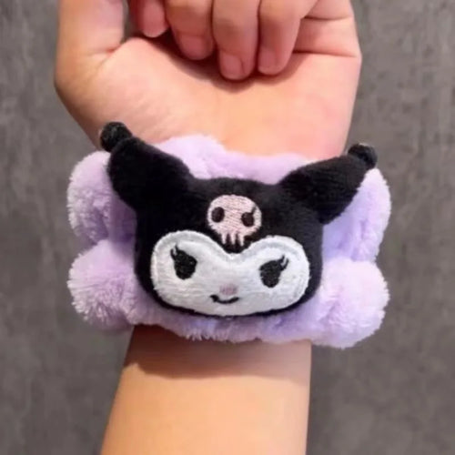 Sanrio Kuromi My Melody Kawaii Cartoon Face Wash Wristband Hair Band