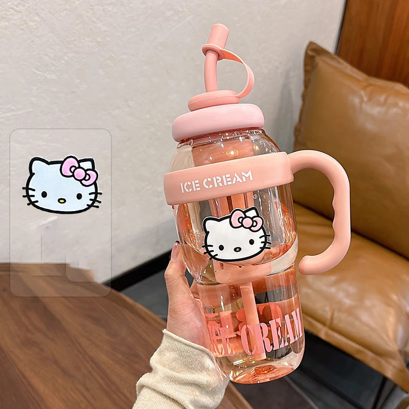 Hello Kitty Straw Cup - Ice Cup