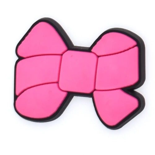 Hot Sales 1Pcs Pink Shoe Charms for Crocs Accessories Pin Shoe