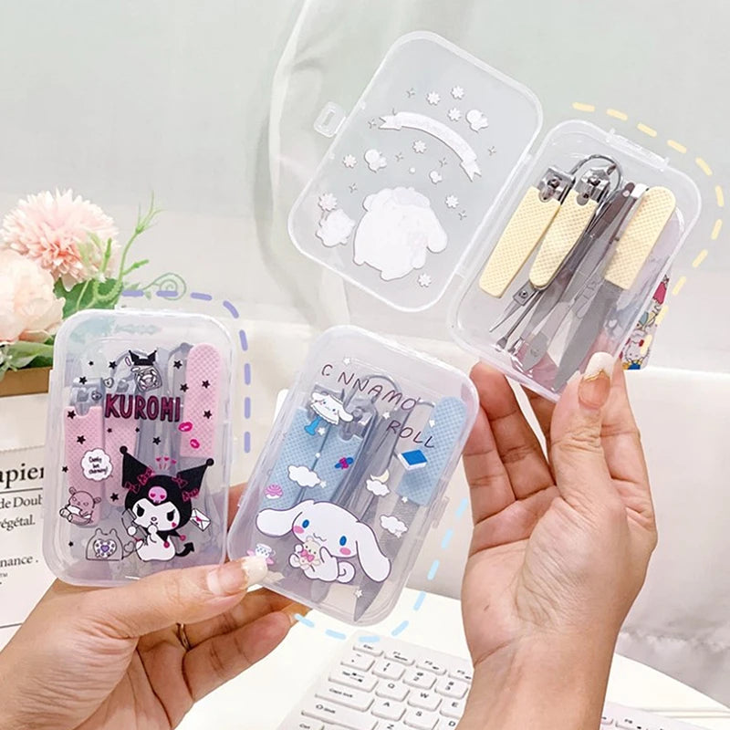 Sanrio Cinnamon Roll, Kuromi, My Melody, Manicure Set