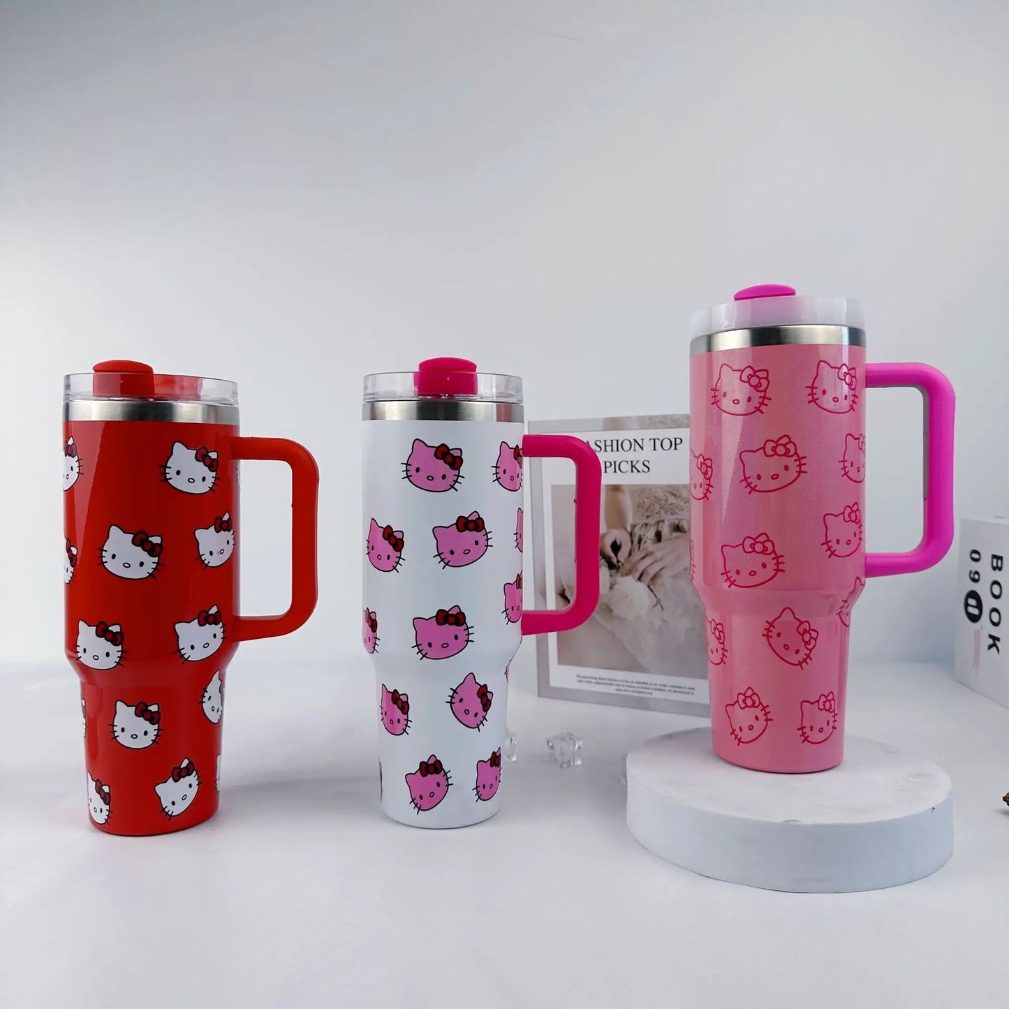 Sanrio Hello Kitty 40Oz Stainless Steel Insulated Mug With Handle