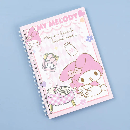 Kawaii Sanrio Kuromi Coil Notebook A5 Notebook Exercise Book Girls