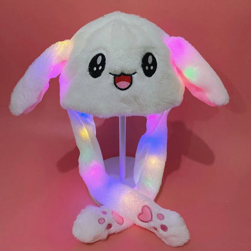 LED Rabbit Hat with Moving Ears