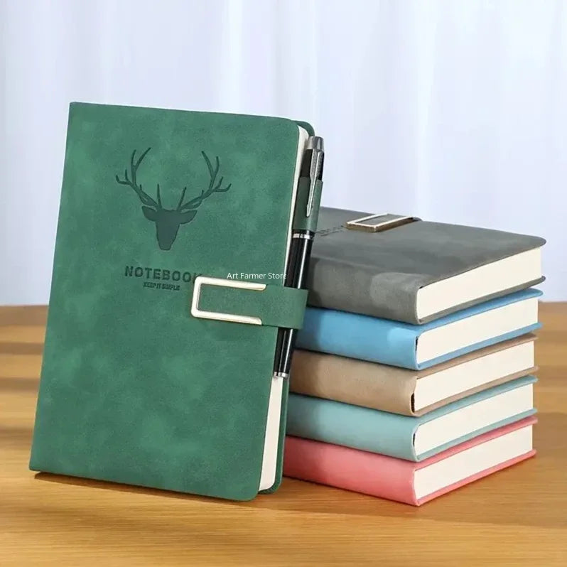 Thick A5 Leatherbound Notebooks With Soft Cover Diary Sketchbook