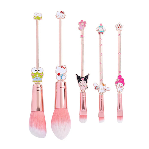 5pcs/set Cartoon Kuromi Makeup Brush Set