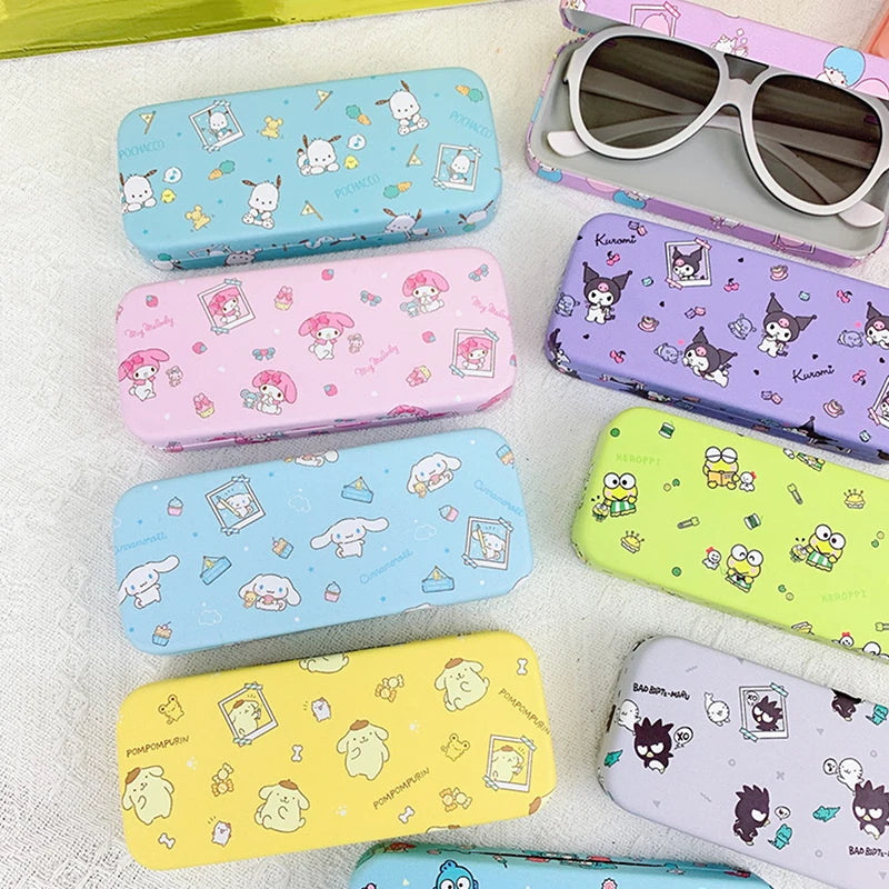 Sanrios Glasses Case Anime Kuromi, My Melody, Hello Kitty