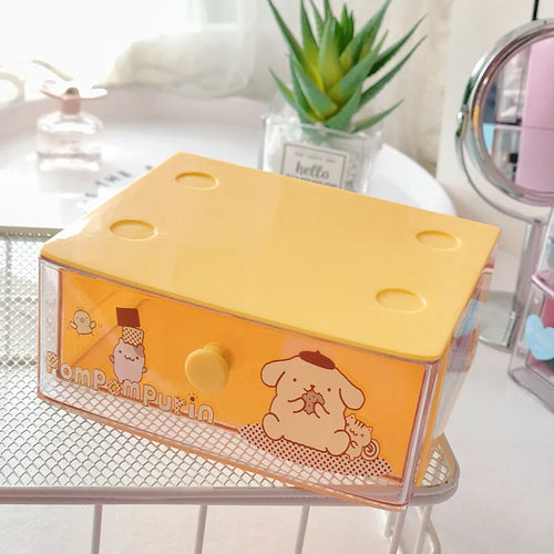 Sanrio Kawaii Hello Kitty My Melody Anime Desktop Decoration Drawer