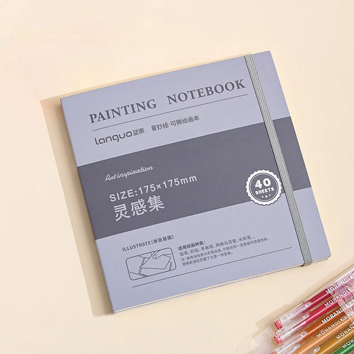 40 Sheets Tearable Painting Notebook Creative Thick Blank Drawing Book