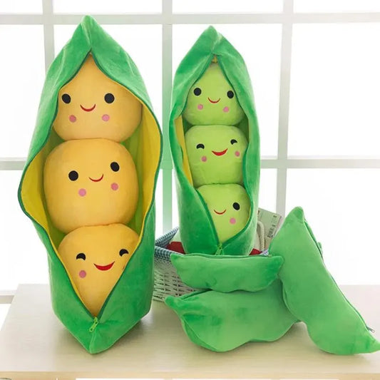 Baby Plush Peas Filled Plant Doll Toy Children