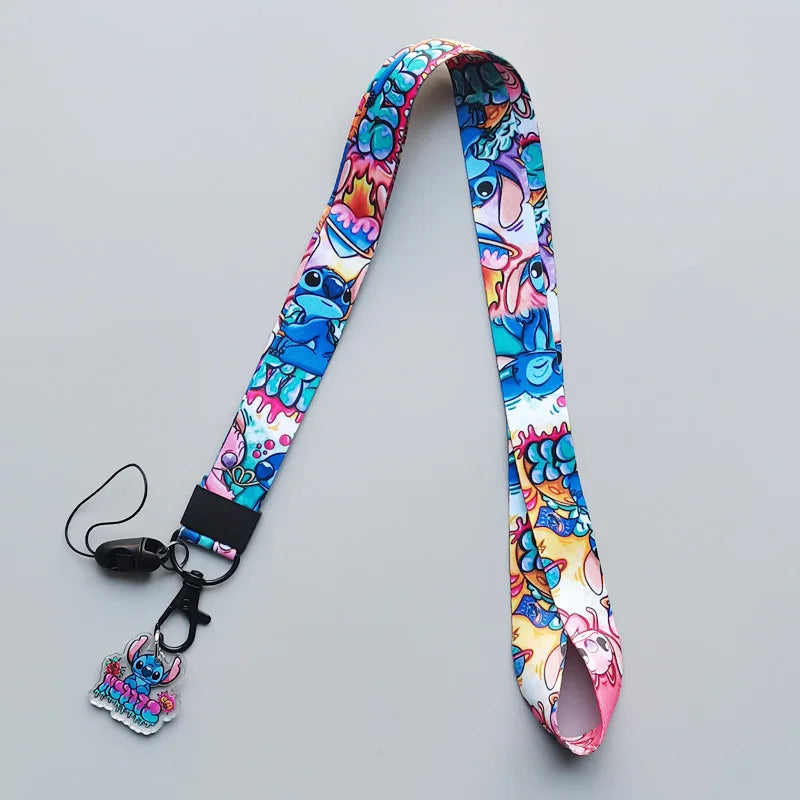 Stitch Lanyard for Keys and ID Badges -Neck Strap