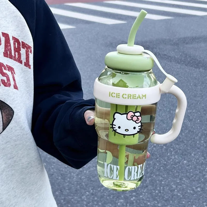 Hello Kitty Straw Cup - Ice Cup