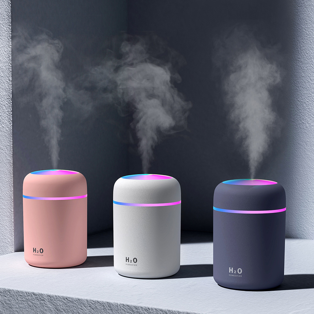 Mini Air Humidifier & Aroma Oil Diffuser